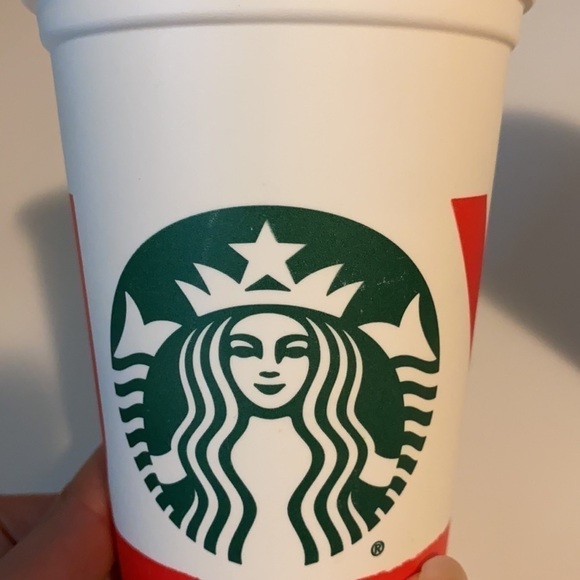 STARBUCKS Set Of Two Reusable Cups Fall Christmas - Picture 5 of 6